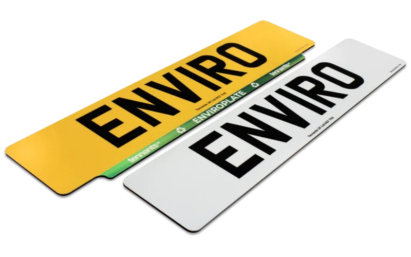 Enviro-Plate: Pair of Number Plates